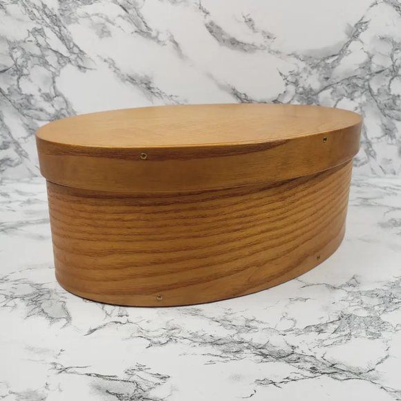 Shaker Box Jefferson Woodworking Smithsonian Shops Vintage - Picture 4 of 9